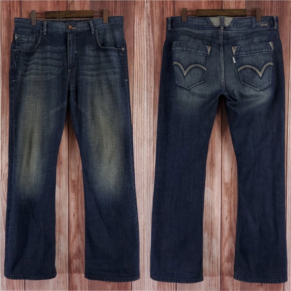 *READ* Levis Silvertab Mens Size 36X33 Bootcut Blue Denim Jeans Cotton